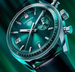 經典與創新：2024 LVMH泰格豪雅 Carrera 45 Dato 綠色面盤計時腕表大揭秘！