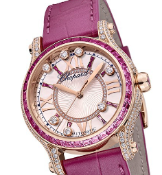 年輕女性設計師打造Chopard蕭邦Happy Sport系列腕表，追求自由與優雅